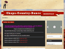 Tablet Screenshot of chapscountrydance.com